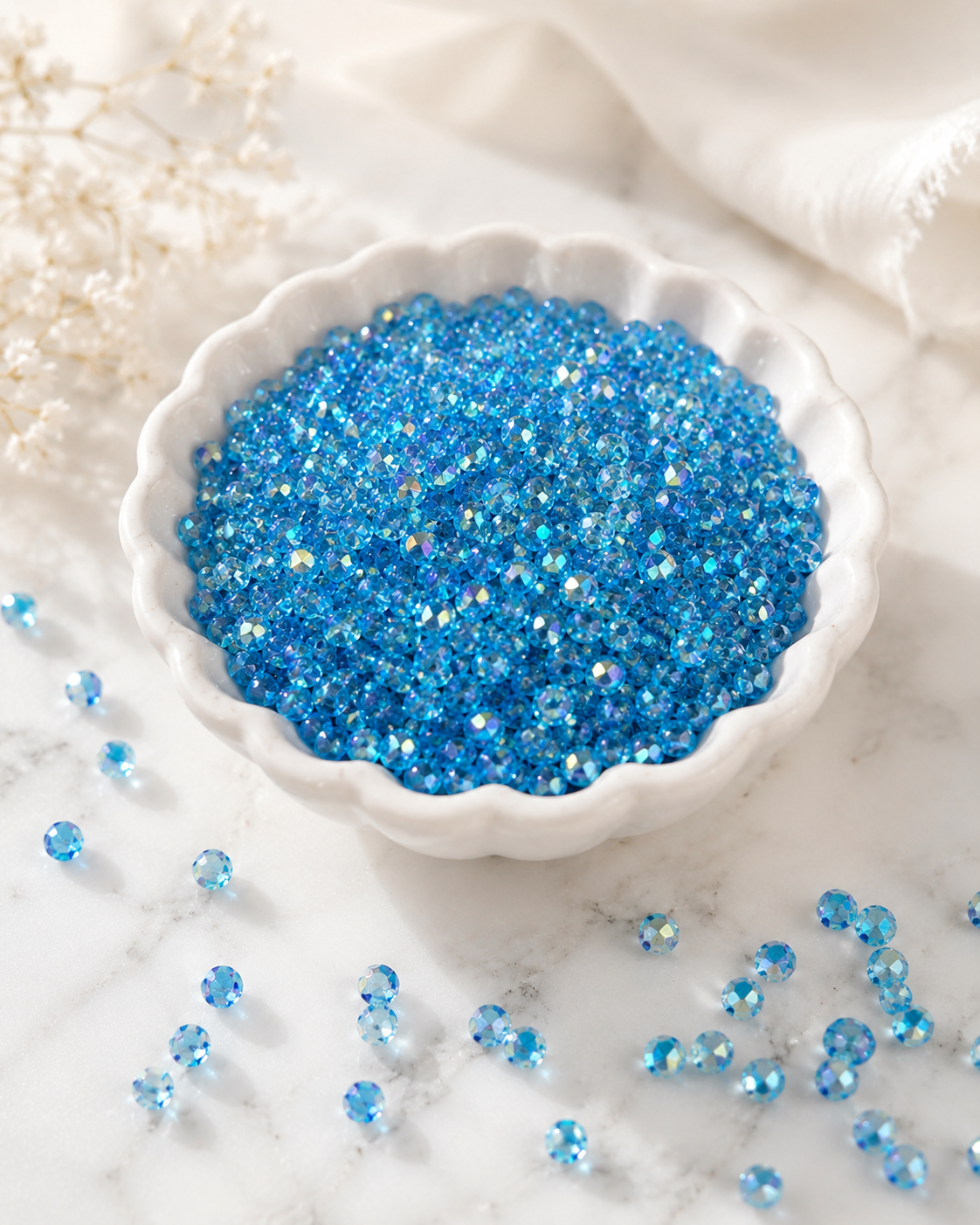 Diamanten Hellblau