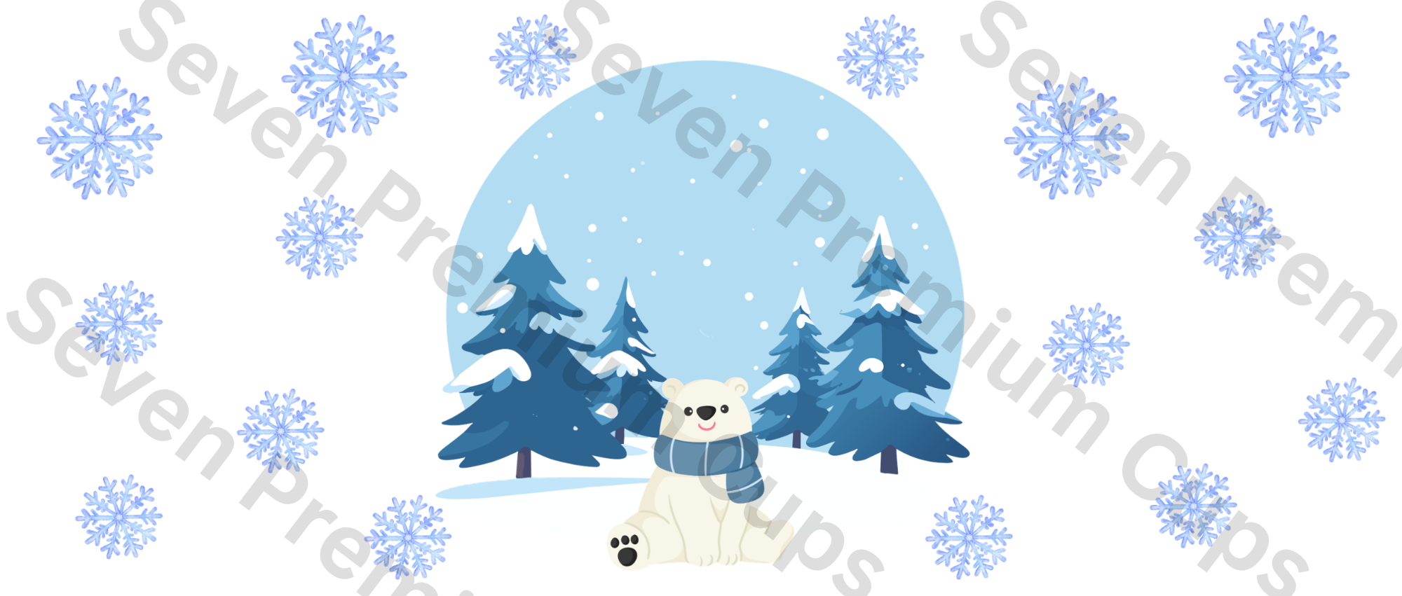 Eisbär im Winterzauberland