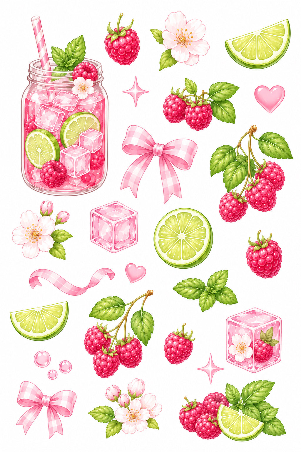 Himbeere-Limette