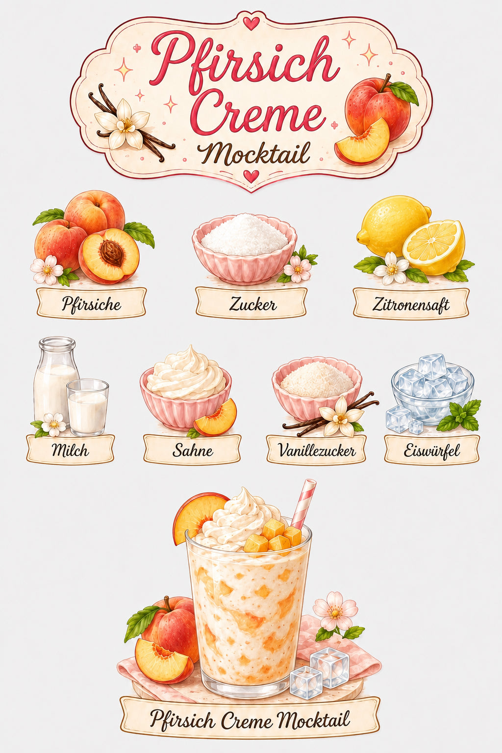 Pfirsich Creme