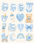 gender reveal Team Boy
