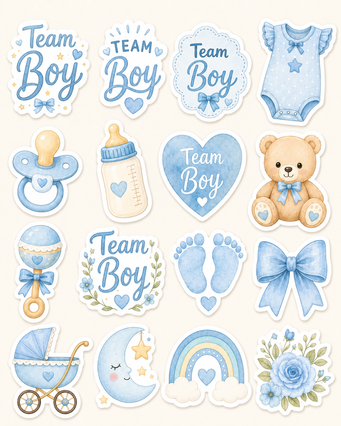 gender reveal Team Boy