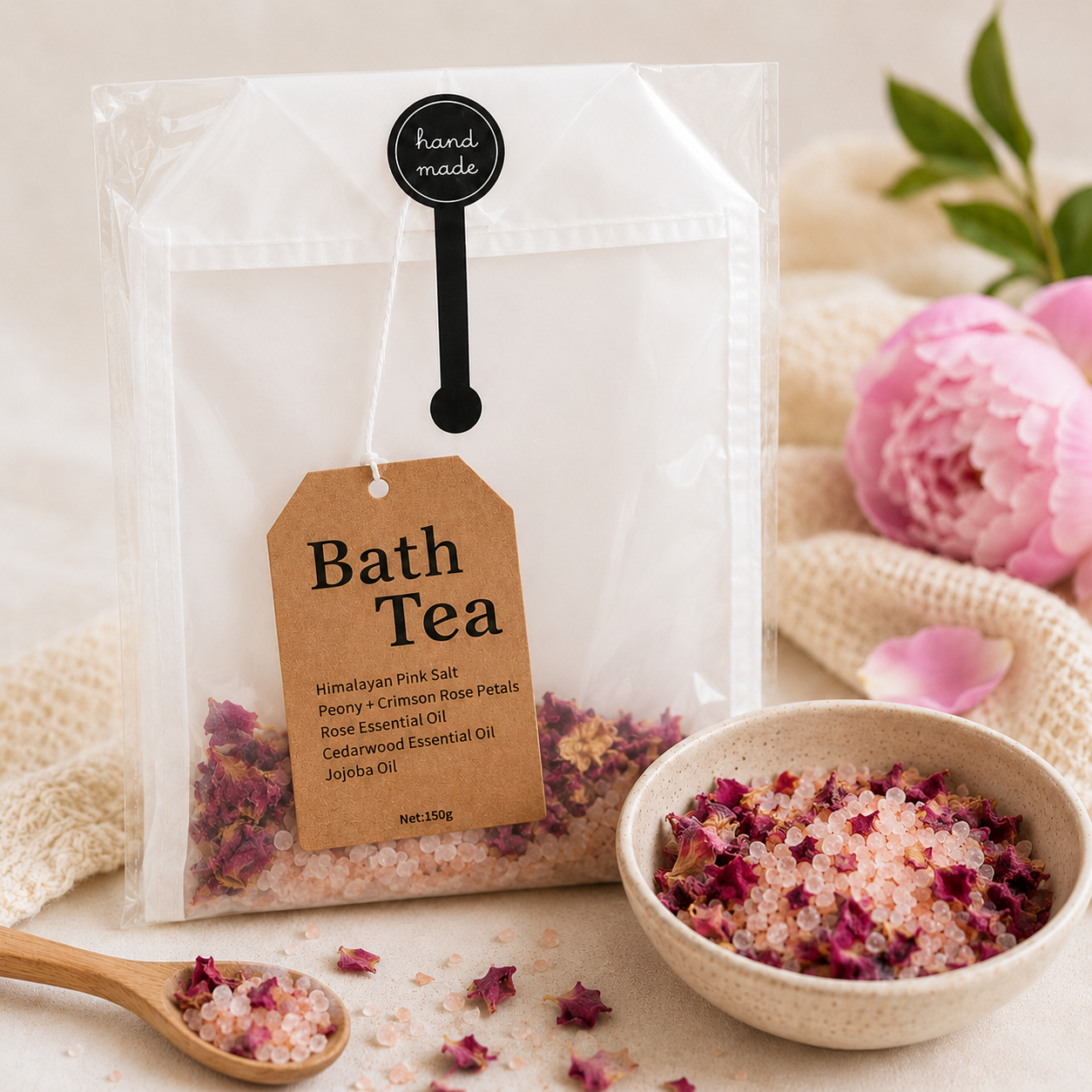 Bath Tea – Rose Peony Love