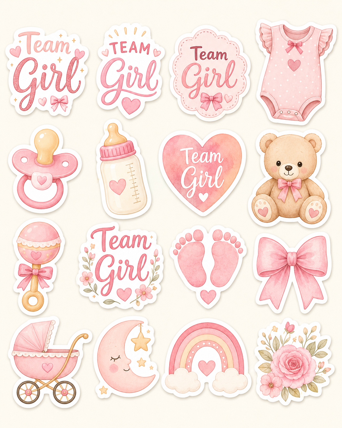 Gender Reveal Team Girl