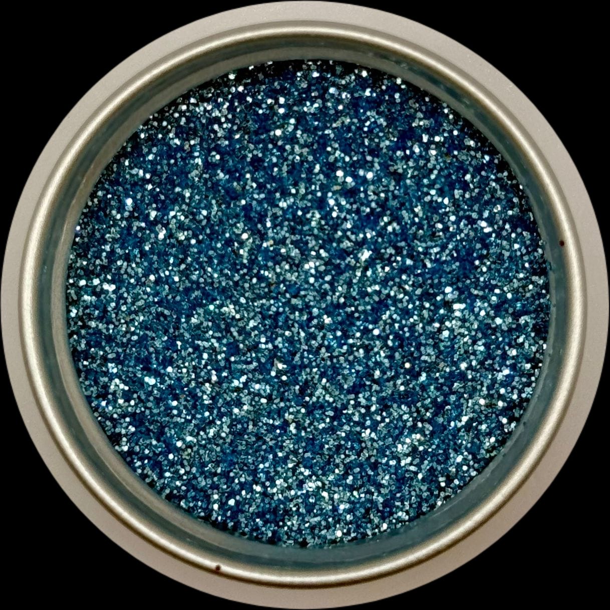 Hellblau - Feiner Glitzer