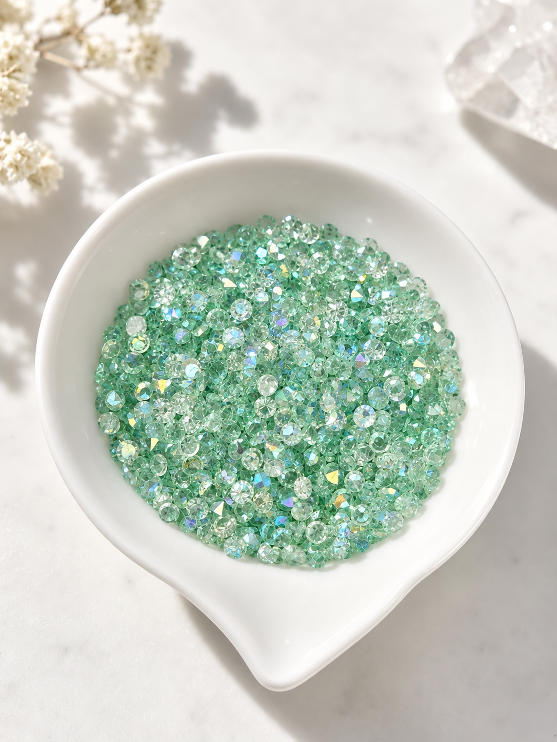 Diamanten Mint Grün